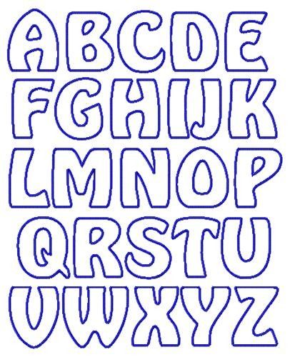 moldes de letras decorativas
