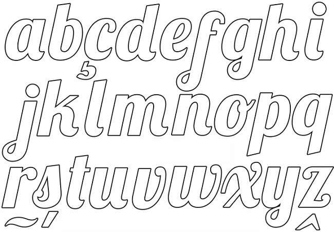 moldes de letras para imprimir grátis