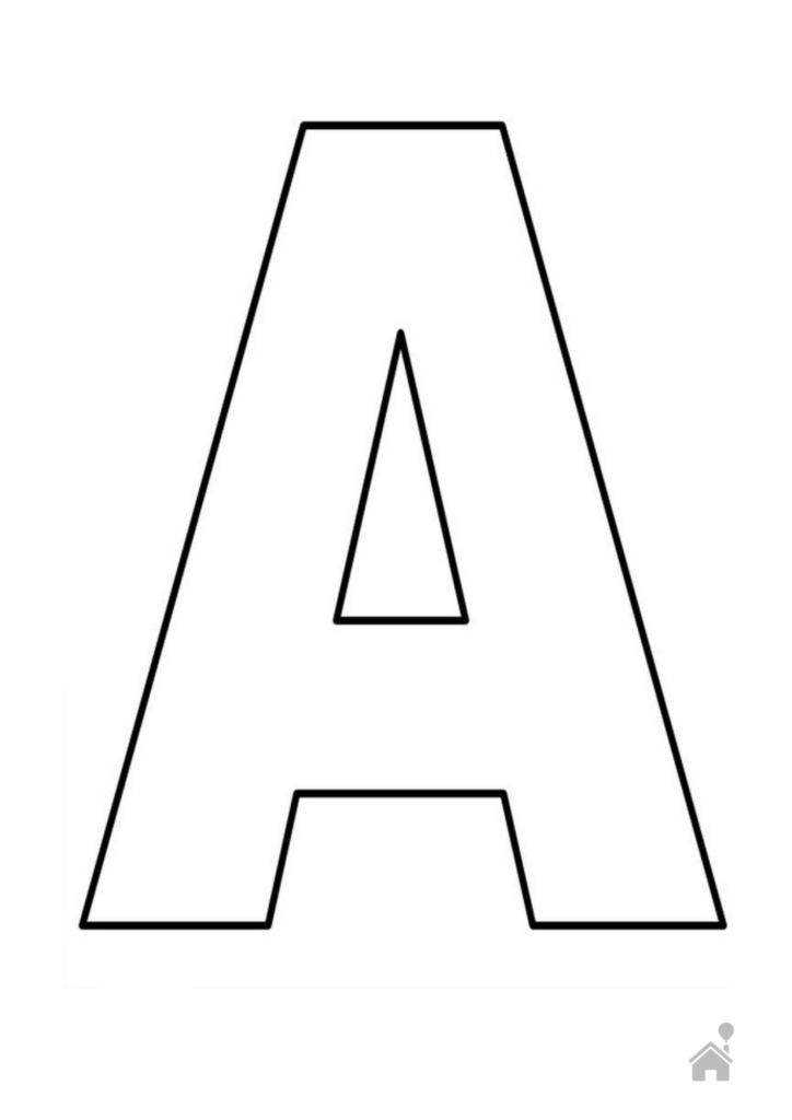 moldes de letras para alfabeto móvel