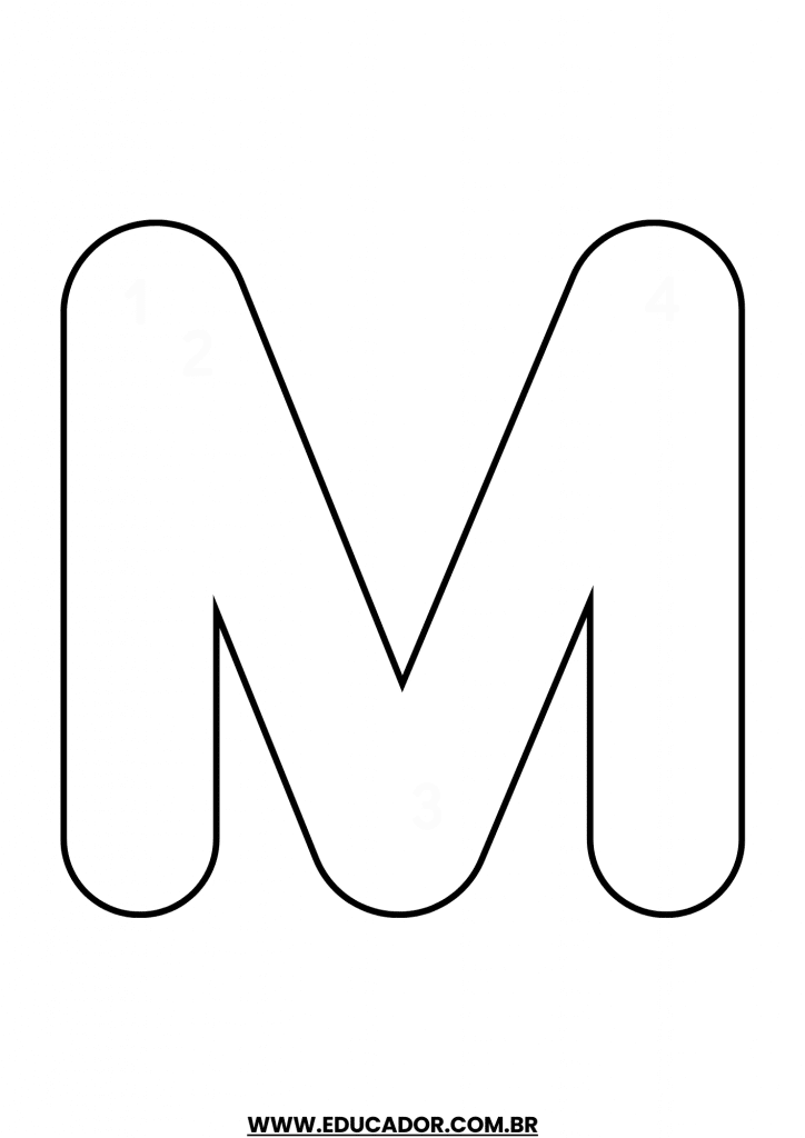 moldes de letras grandes para imprimir pdf