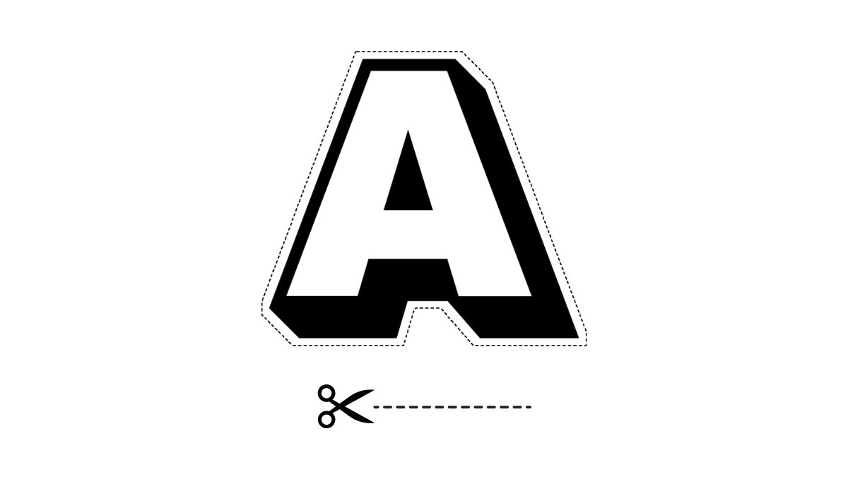 moldes de letras para imprimir e recortar