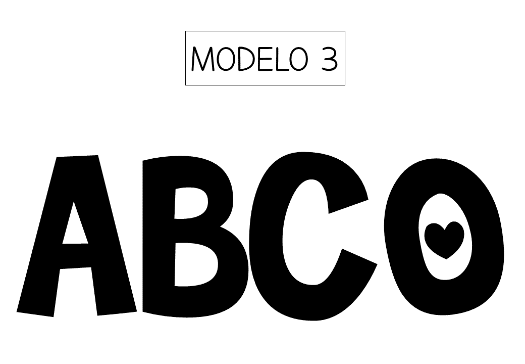 moldes de letras do alfabeto para imprimir em tamanho real