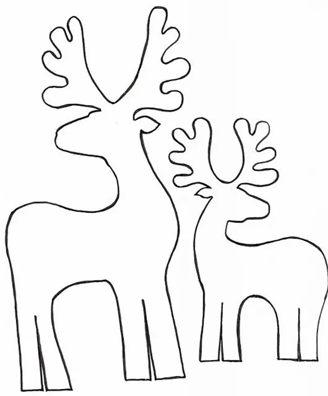 moldes de papai noel para imprimir