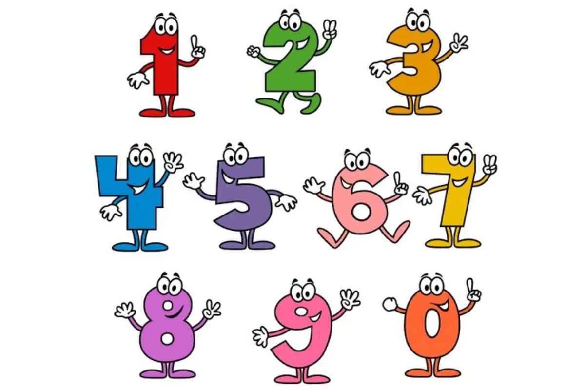 moldes de números para colorir e recortar