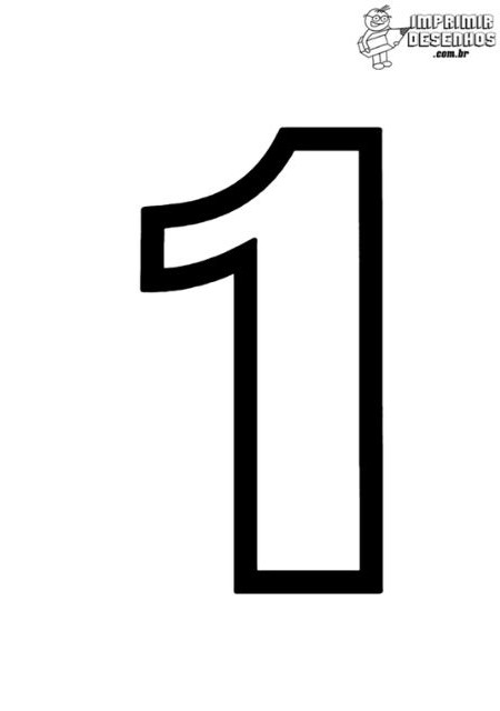 moldes de números para cartolina