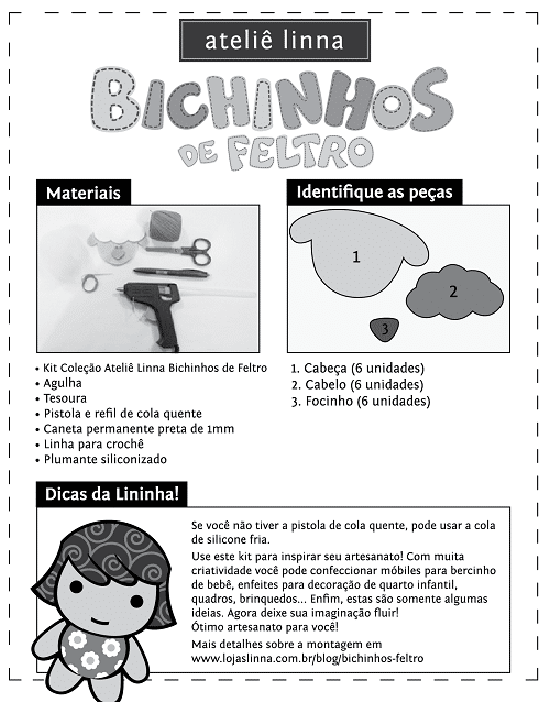 Passo a Passo: Ovelha de Feltro 3D para Decoração de Quarto