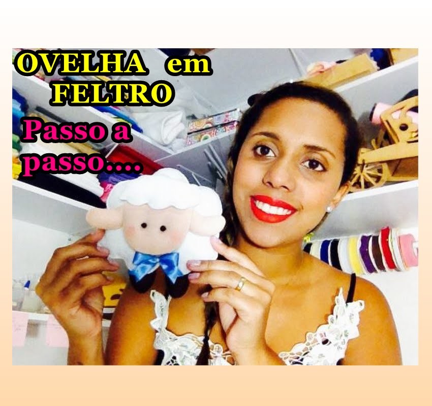 moldes de ovelha de feltro