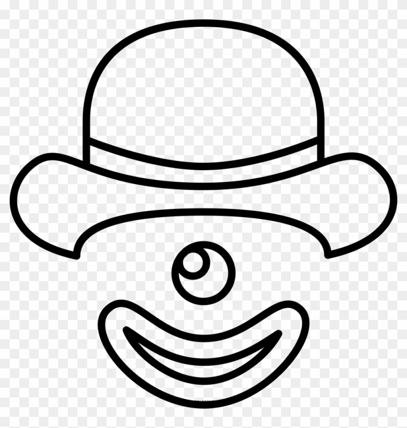 molde de palhaço para máscara de carnaval infantil