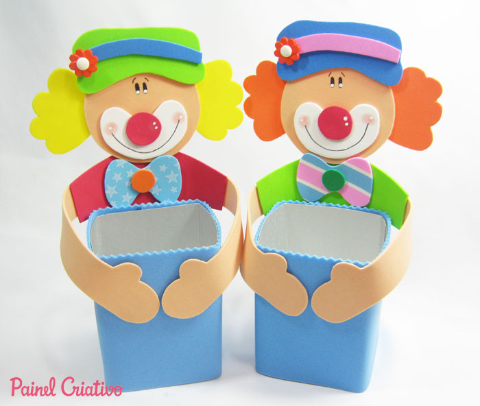 moldes de palhaço para imprimir