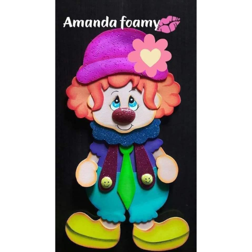 erros comuns ao usar moldes de palhaço para EVA