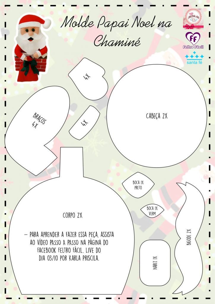 Top 10 Sites para Baixar Moldes Gratuitos de Papai Noel