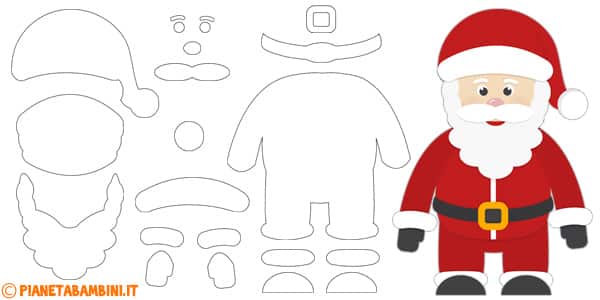 moldes de papai noel em feltro ou tecido