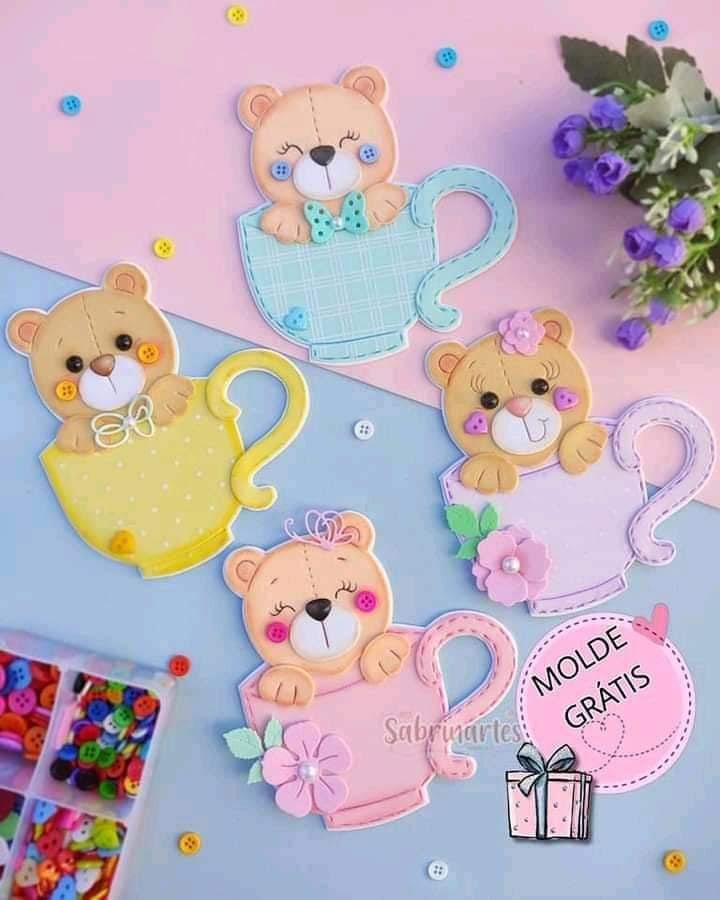 moldes de eva para lembrancinhas de aniversário