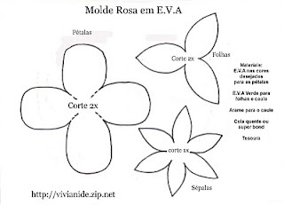 moldes de eva de animais