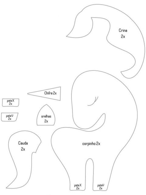 moldes de feltro para iniciantes pdf