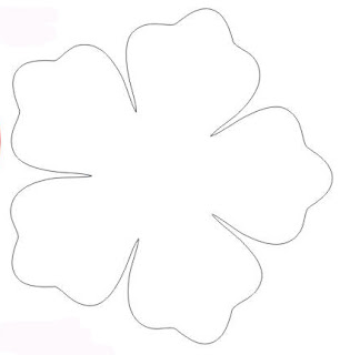 moldes flores para imprimir