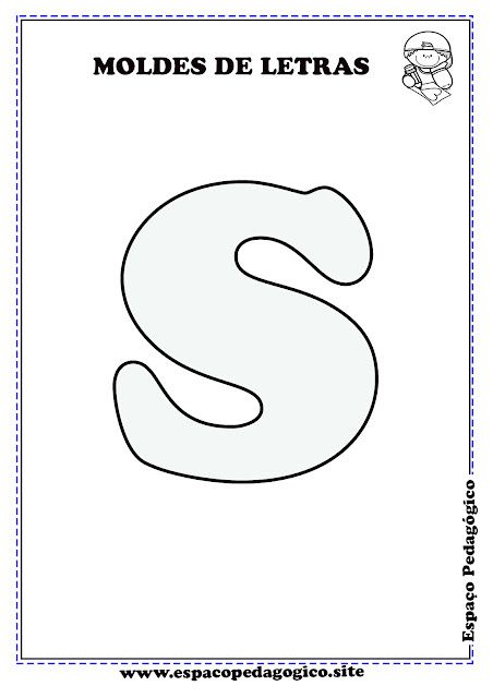 molde de letras para imprimir grátis