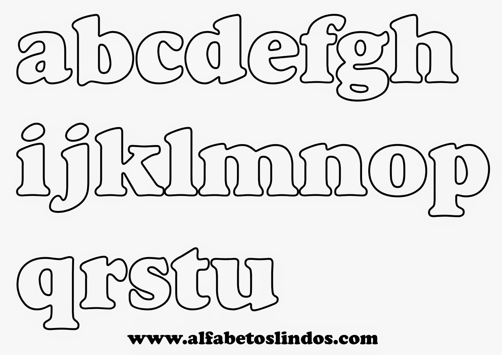 moldes de letras bastão para imprimir