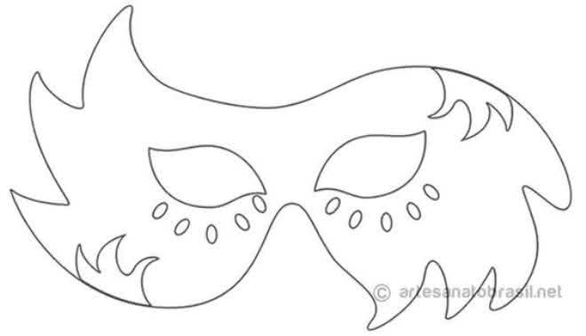 máscaras de abóbora para imprimir