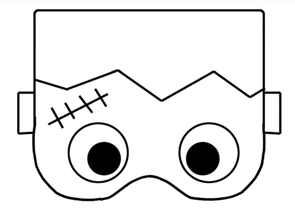 máscaras de Halloween infantis para imprimir