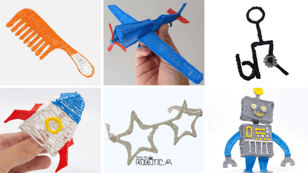 erros comuns ao usar moldes para caneta 3d