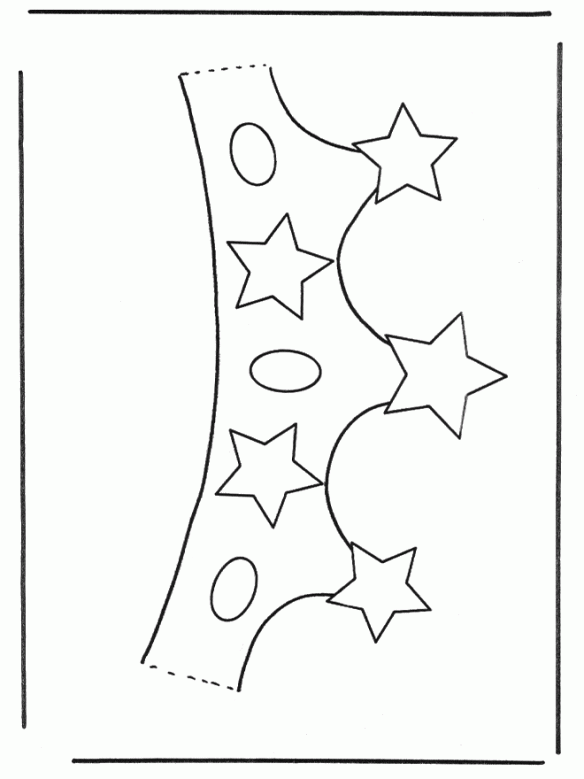 moldes de coroa para imprimir e usar em festas