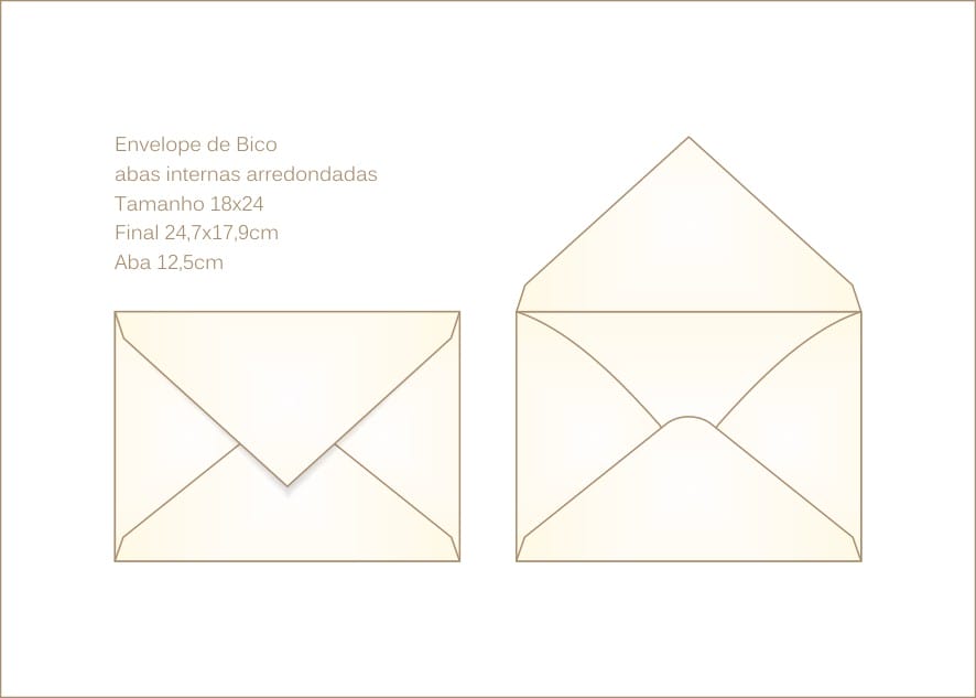 ideias de moldes de envelope para convite de casamento