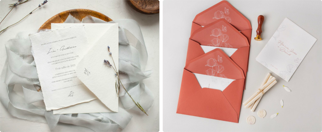 quanto custa fazer moldes de envelope para convite de casamento