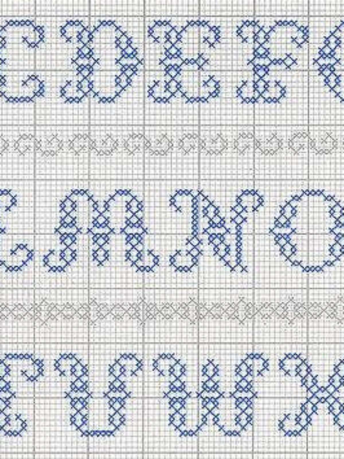 alfabeto ponto cruz toalhinha bebê