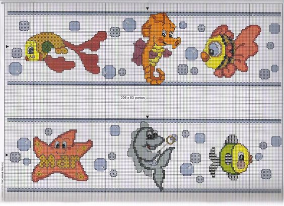 monograma ponto cruz bailarina