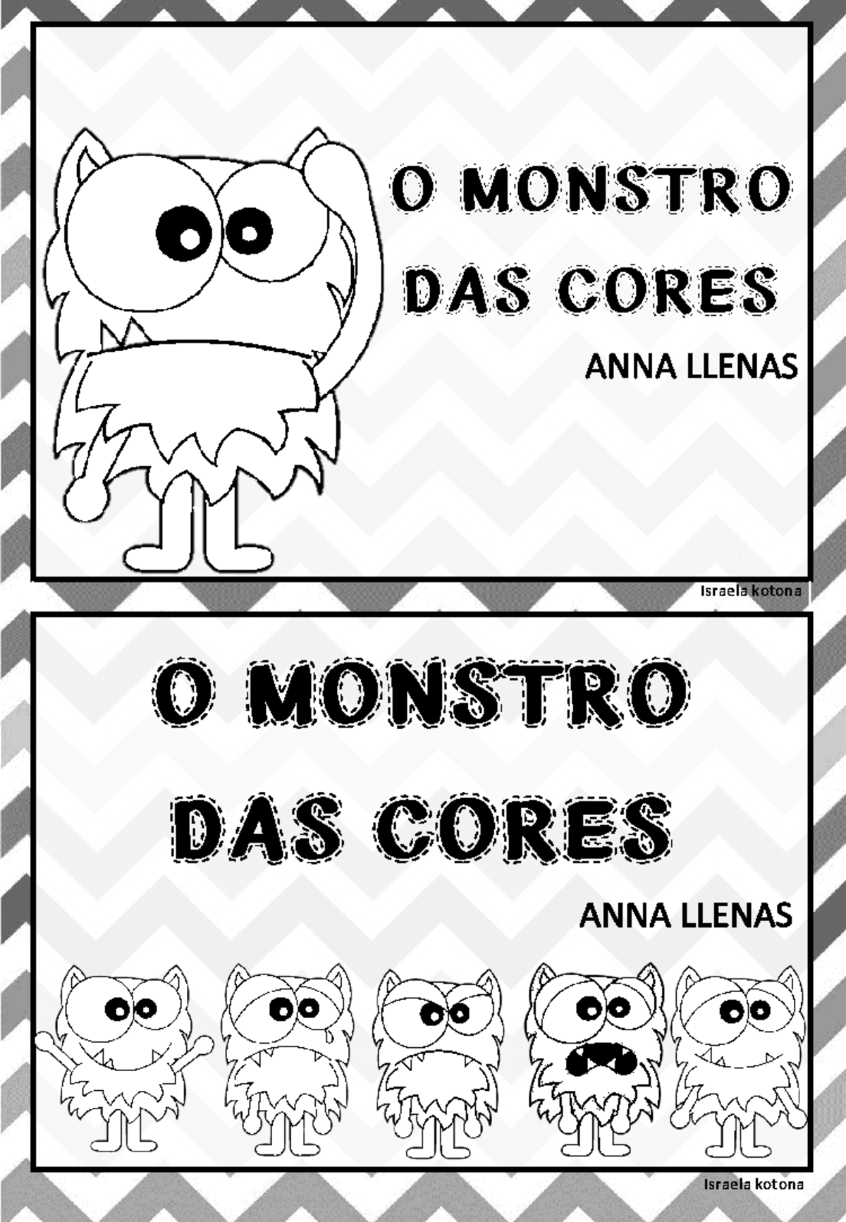 custo do caderno de colorir monstro das cores