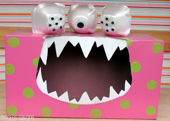 monstro halloween reciclado passo a passo