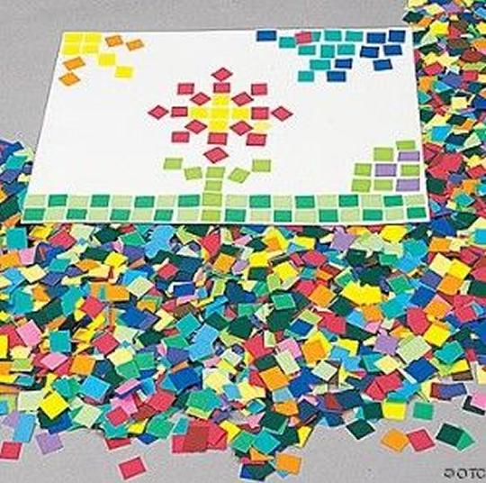 ideias criativas mosaico simples para casa