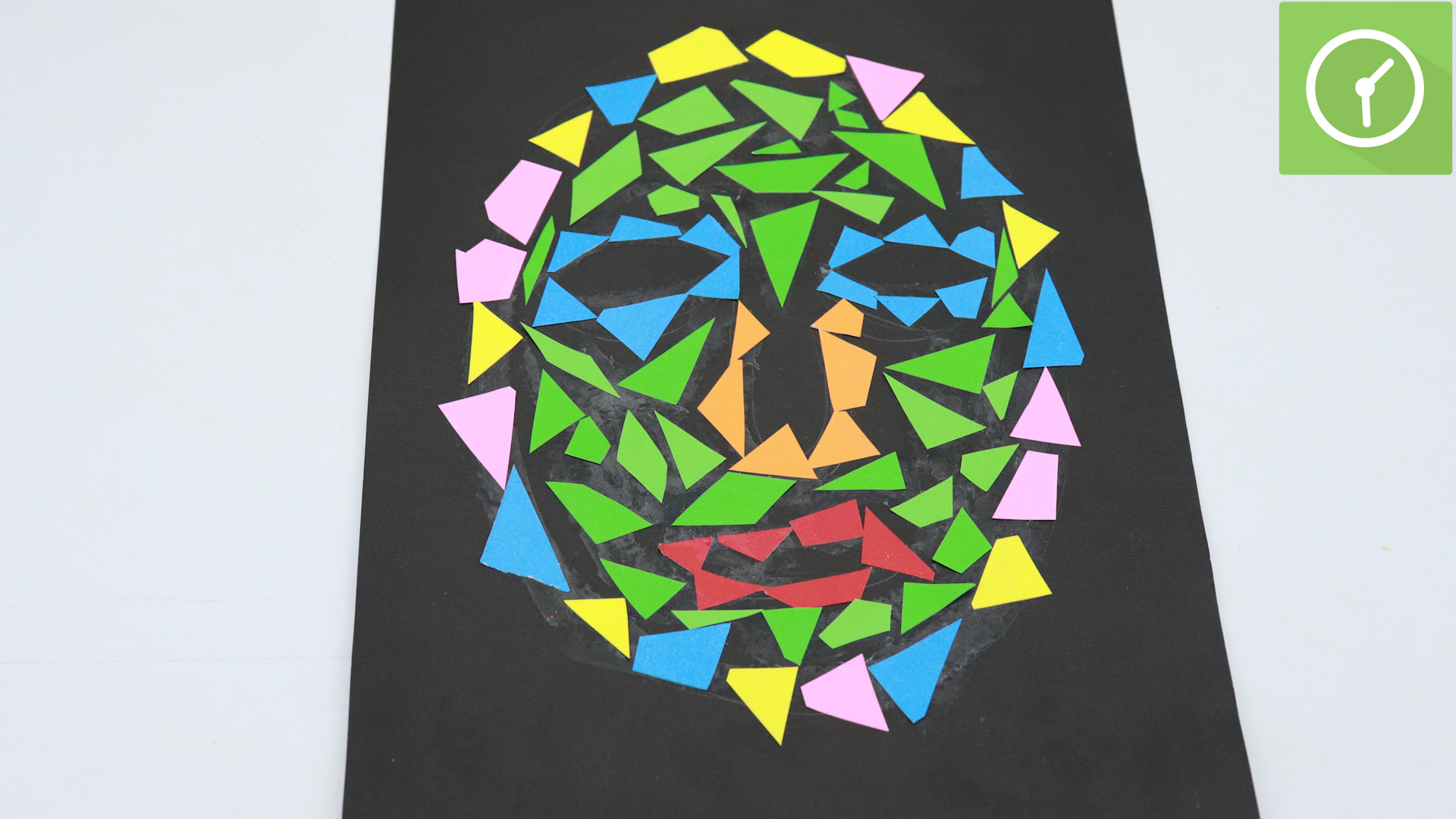 mosaico papel ou eva qual melhor material