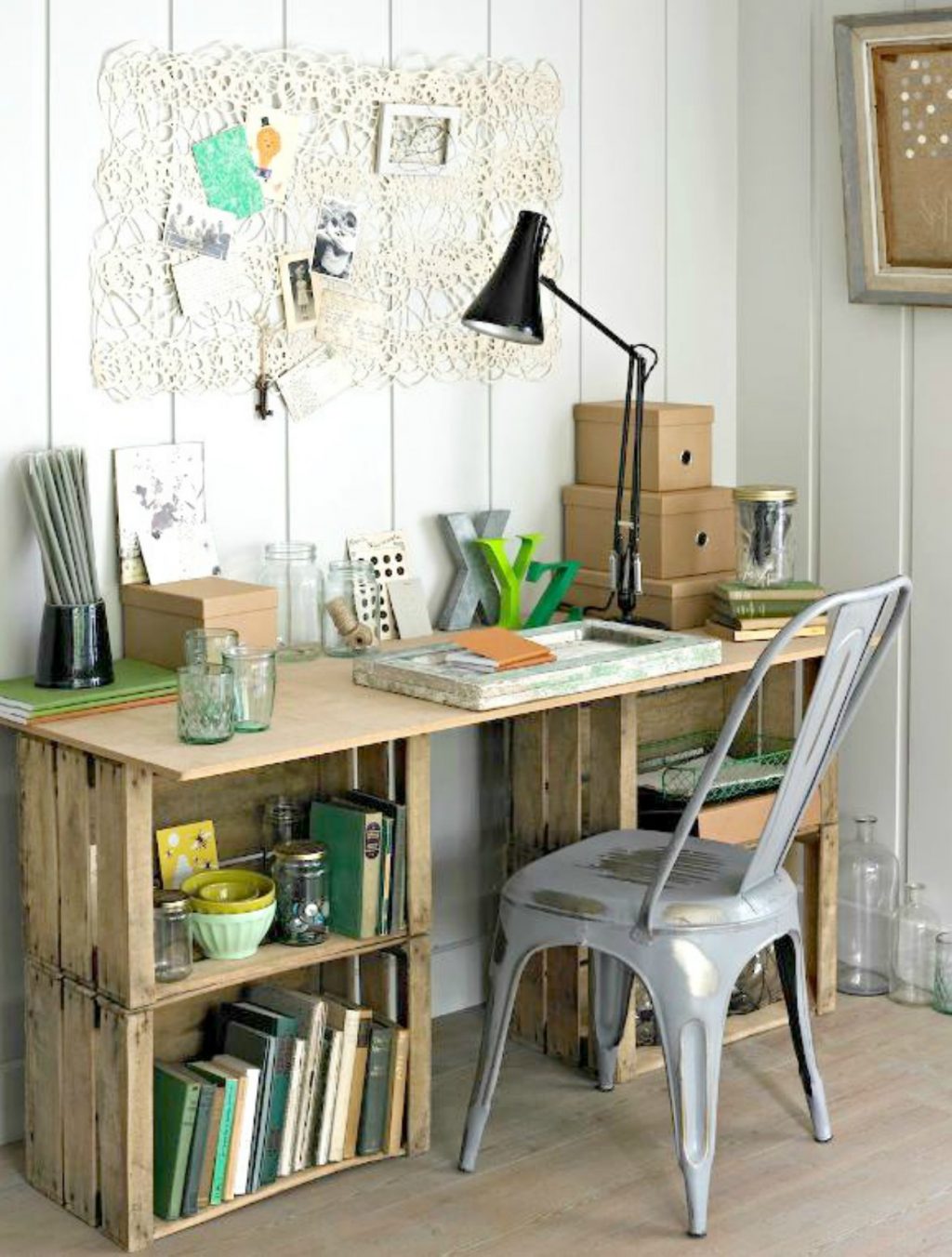 moveis com caixote de feira