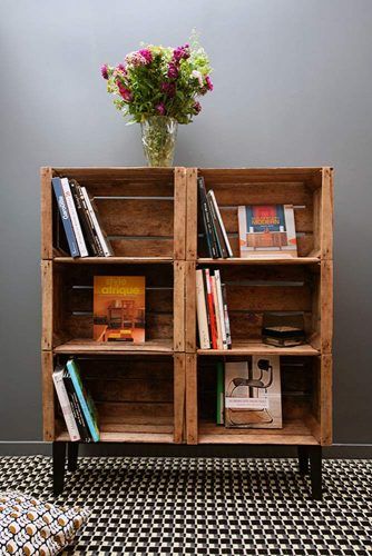 5 Projetos de Jardim Vertical com Caixotes de Madeira para sua Varanda