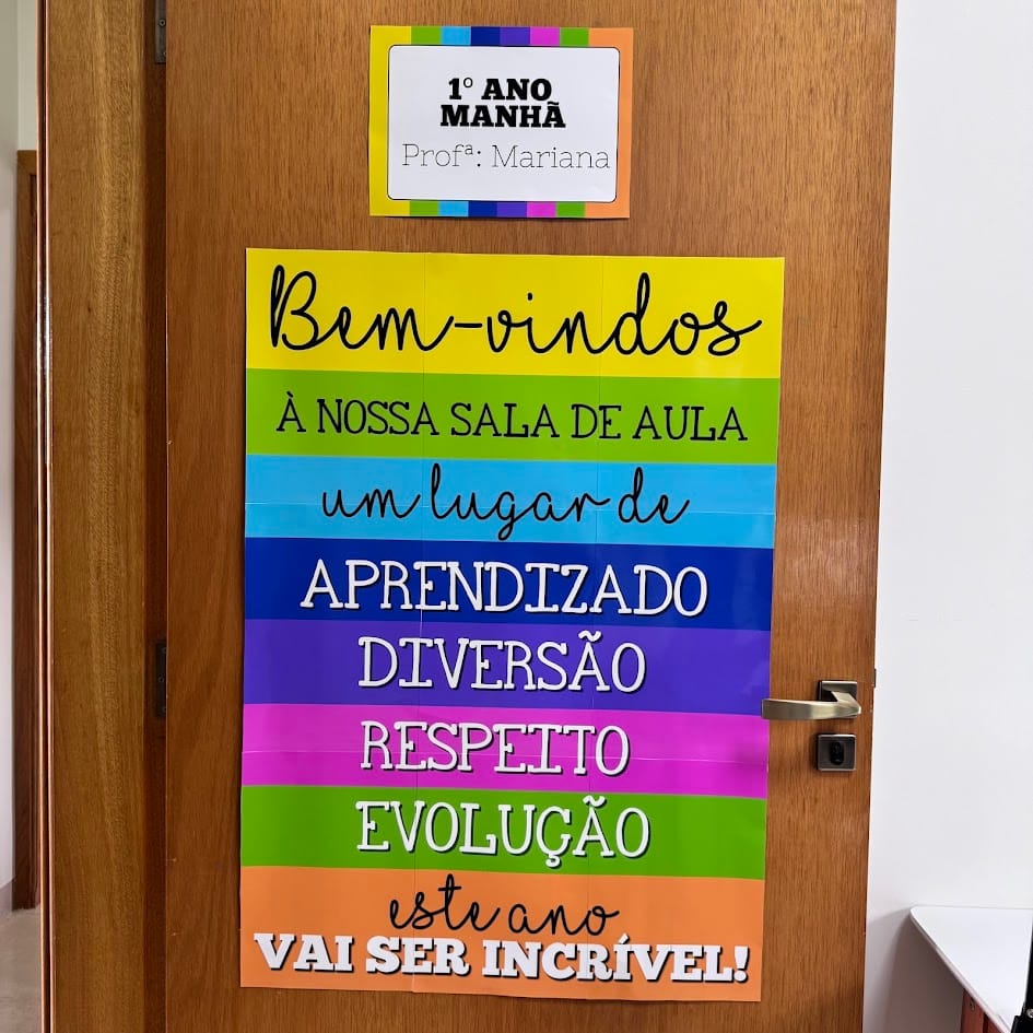 Painel boas vindas escola