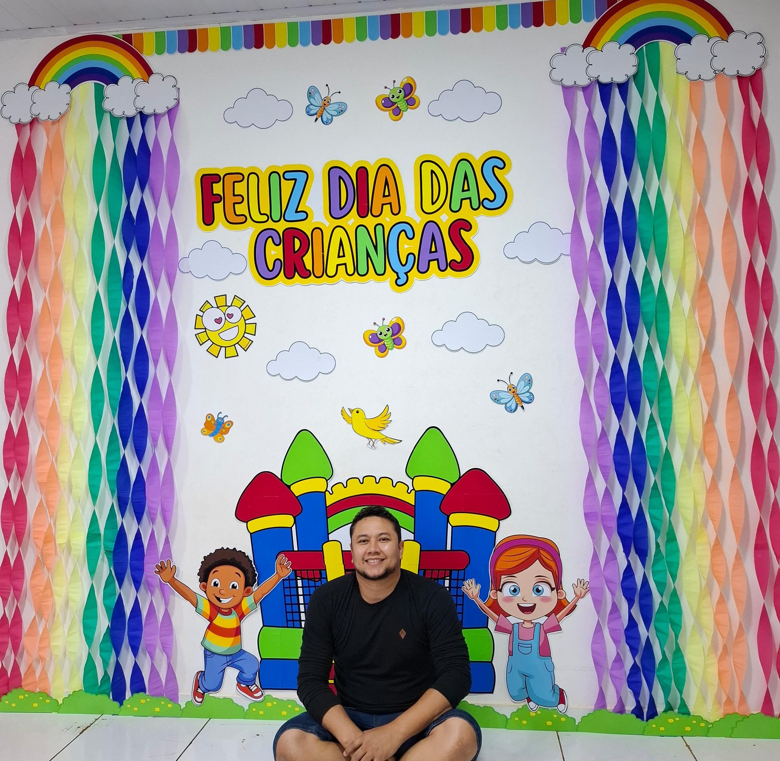 mural dia das criancas interativo