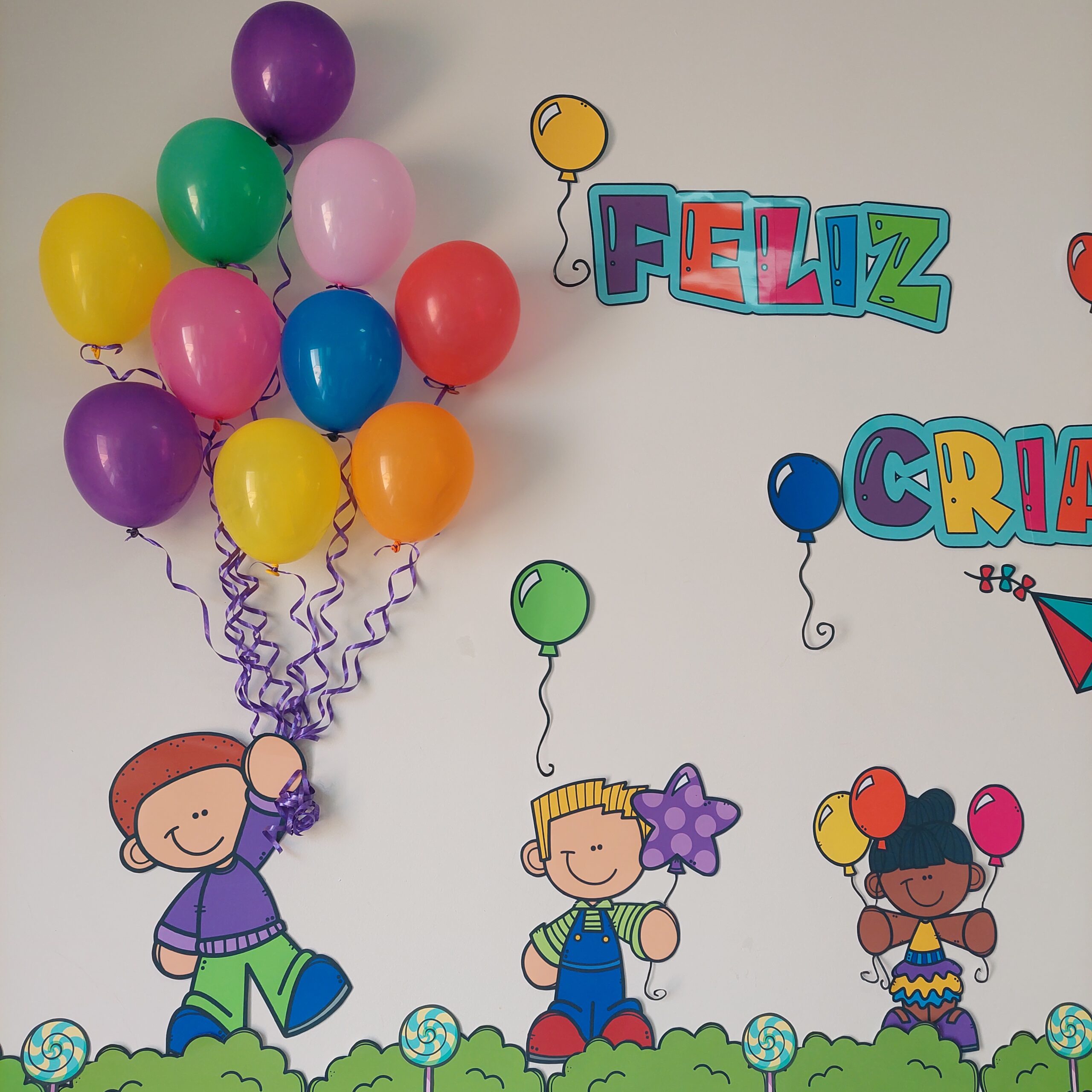 mural dia da escola criativo