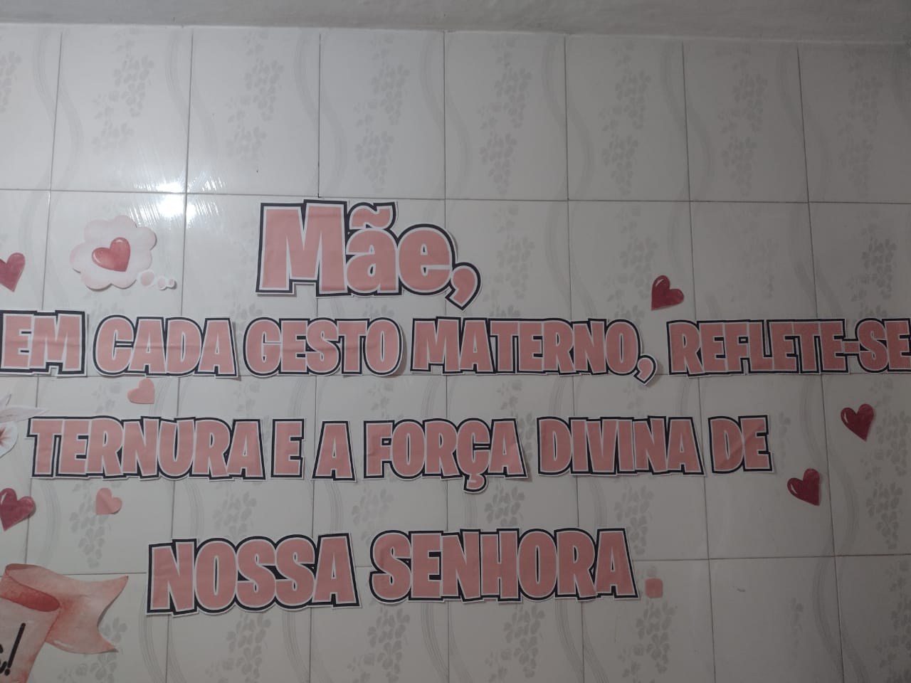 mural dia das mães passo a passo