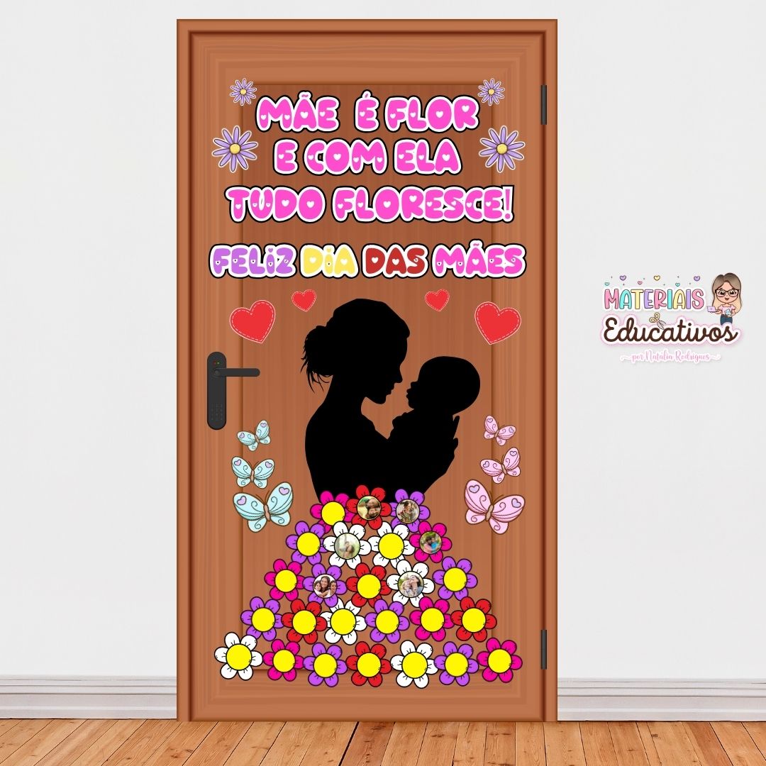 mural dia das mães em casa