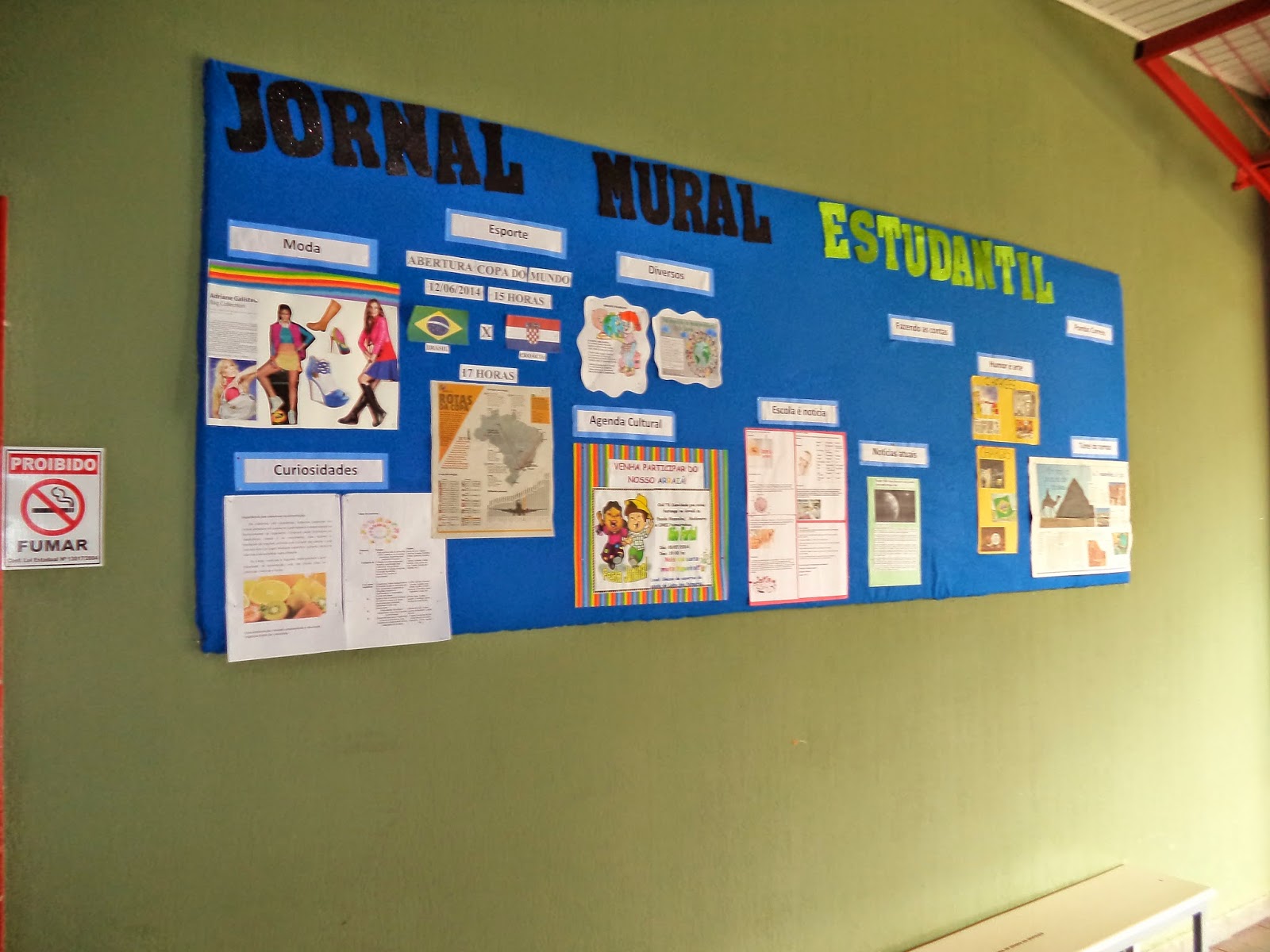 mural de poesia ensino médio