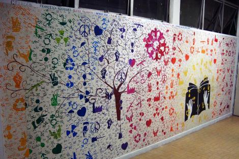 mural de projetos ensino médio