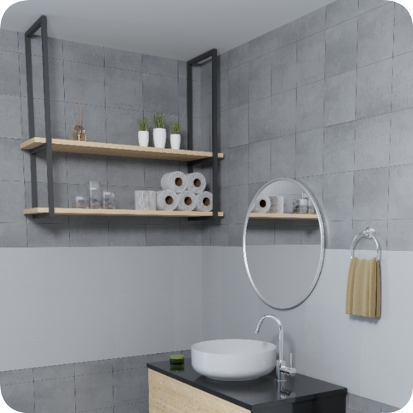 Madeira ou Porcelanato? O Dilema do Nicho para Box de Banheiro