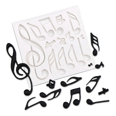 notas musicais moldes