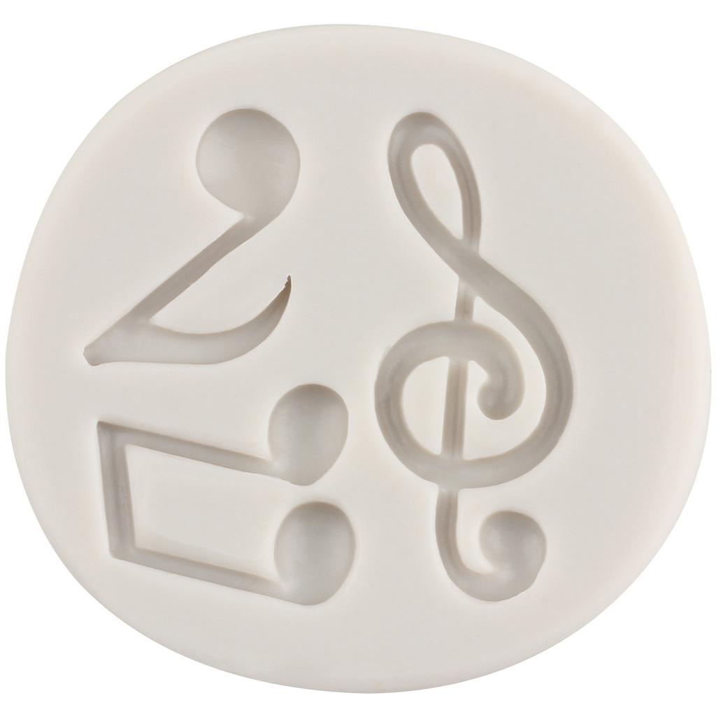 Tipos de Moldes de Notas Musicais: Silicone