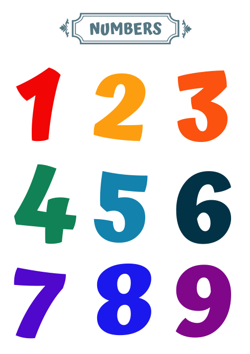 números para imprimir