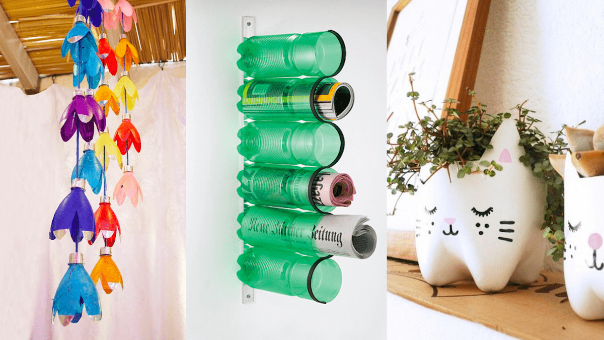 10 ideias criativas garrafa pet para transformar sua casa