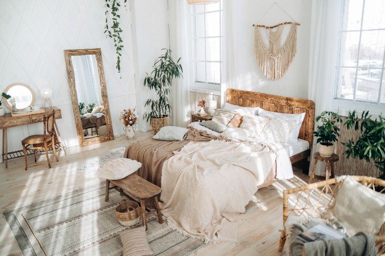 como usar plantas samambaias para decorar quarto