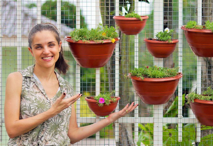 ideias de vasos para plantar onze horas